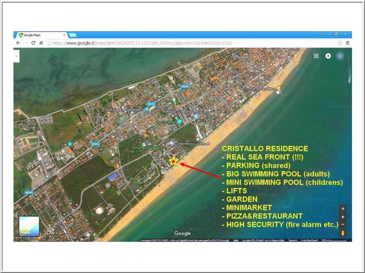 Cristallo Residence Lignano Sabbiadoro Eksteriør bilde